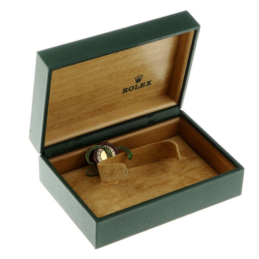 ROLEX - a complete watch box.    Outer box has scuffing (1 of 2)