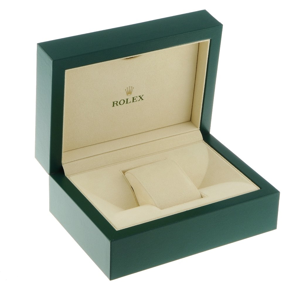 ROLEX - a complete watch box.    Outer box has scuffing (1 of 2)