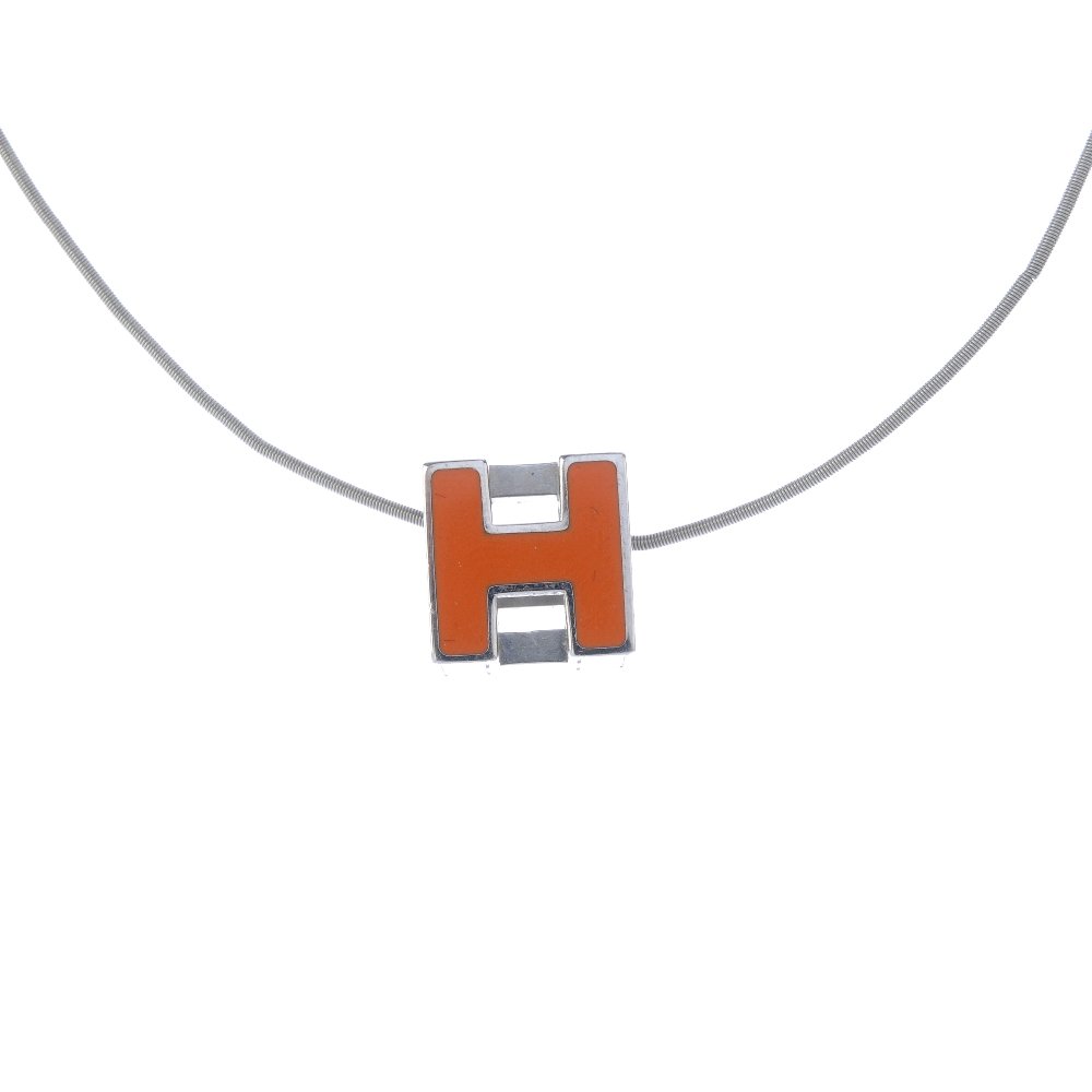HERMES - a Cage D'H pendant necklace. Designed as an (1 of 3)