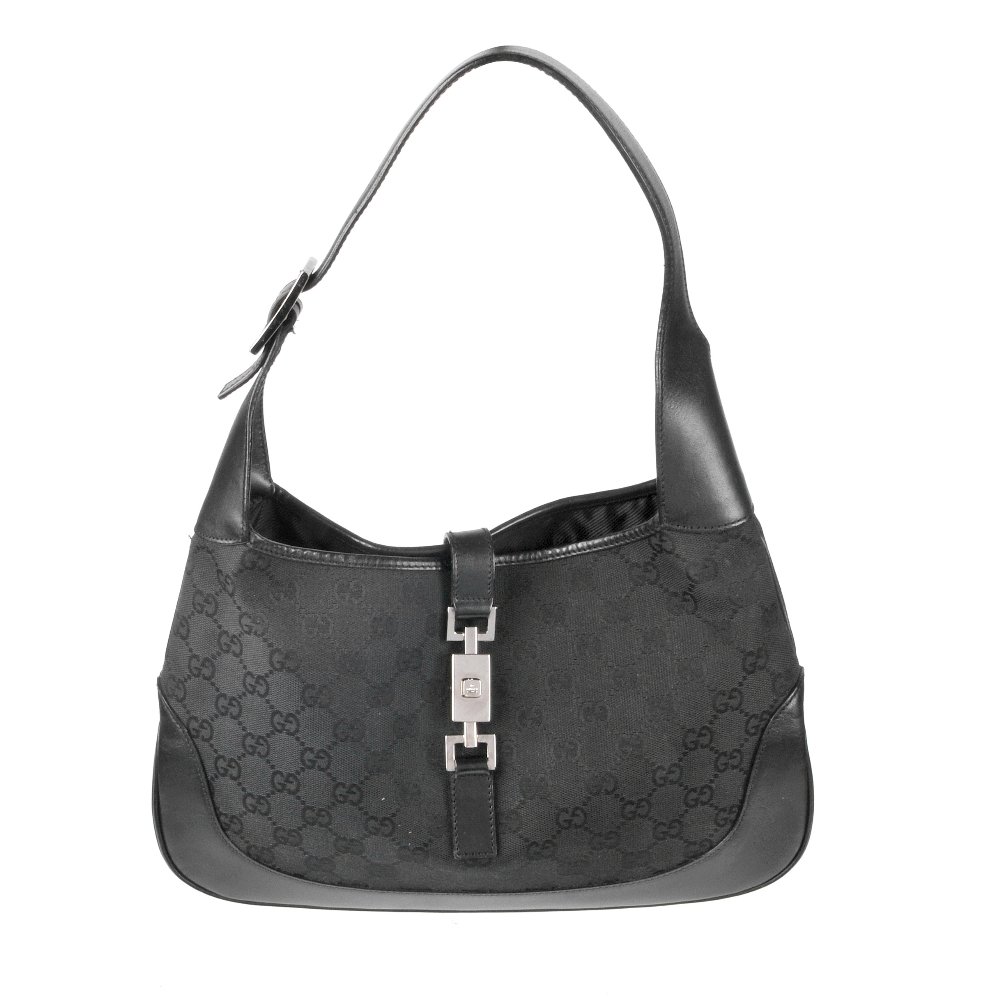 GUCCI - a Jackie handbag. Designed with a black GG (1 of 6)