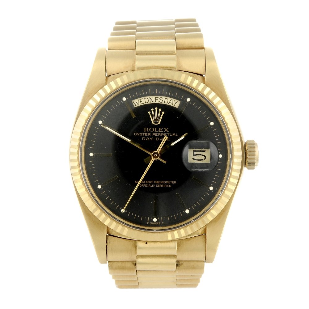 ROLEX - a gentleman's Oyster Perpetual Day-Date (1 of 4)