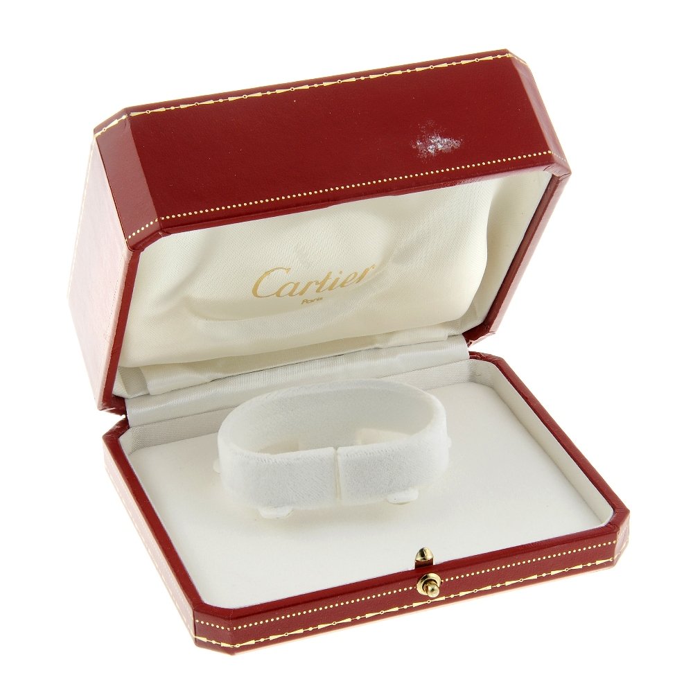 CARTIER - a complete watch box.   There is a white (1 of 1)