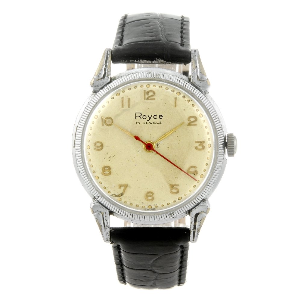 ROYCE - a gentleman's wrist watch. Nickel plated case (1 of 1)