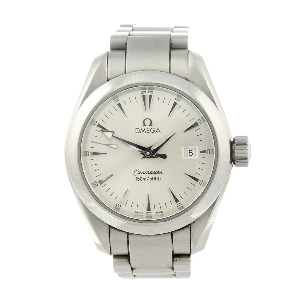 OMEGA - a lady's Seamaster Aqua Terra bracelet watch. (1 of 4)