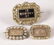 665: Three Victorian gold brooches to include two set w
