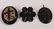 683: Three Victorian pieces to include an oval jet set