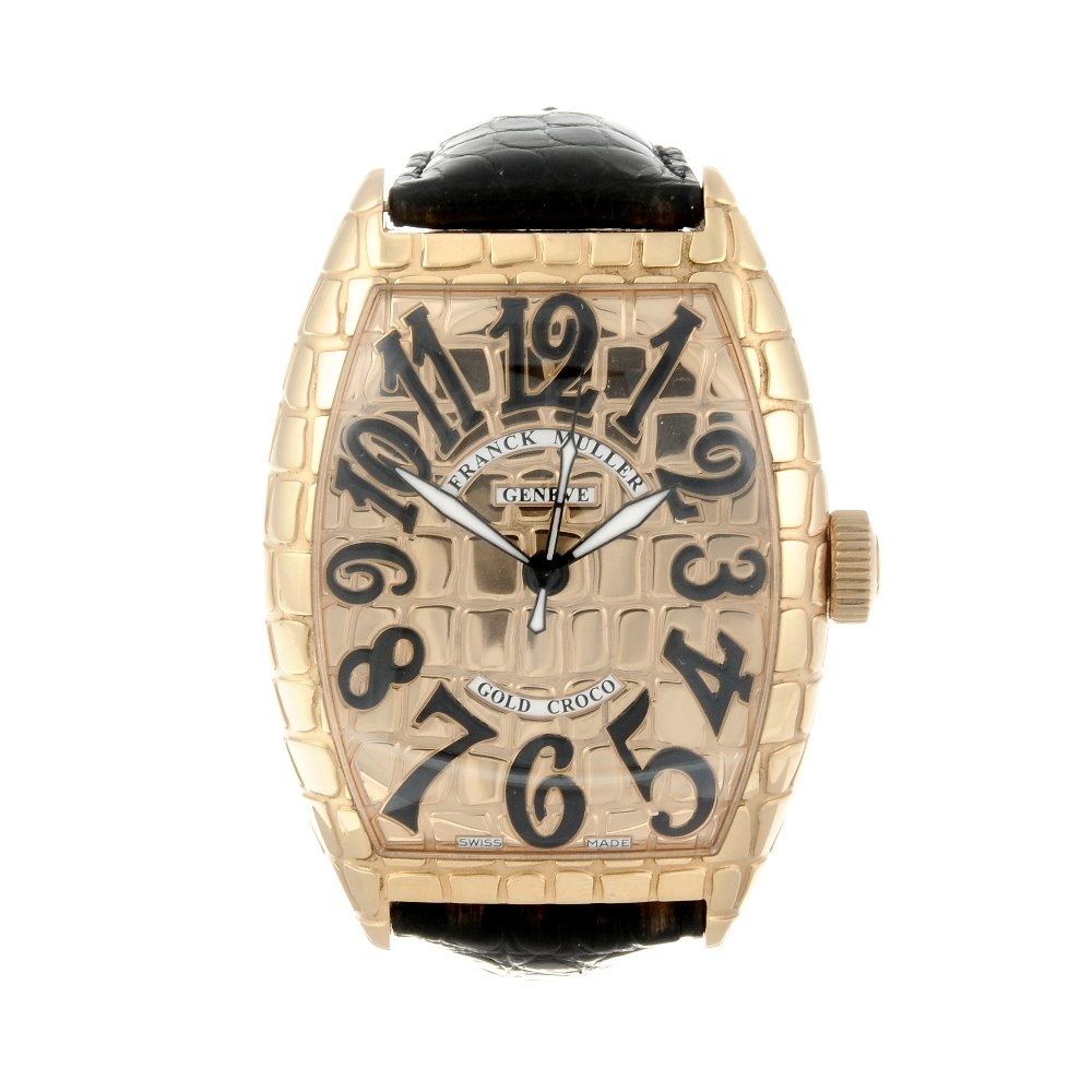 (130977-1-A) FRANCK MULLER - a gentleman's 18ct yellow (1 of 1)