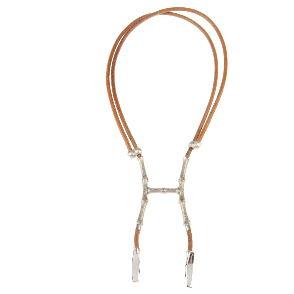 HERMES - a Bambou halter necklace. Designed as two (1 of 3)