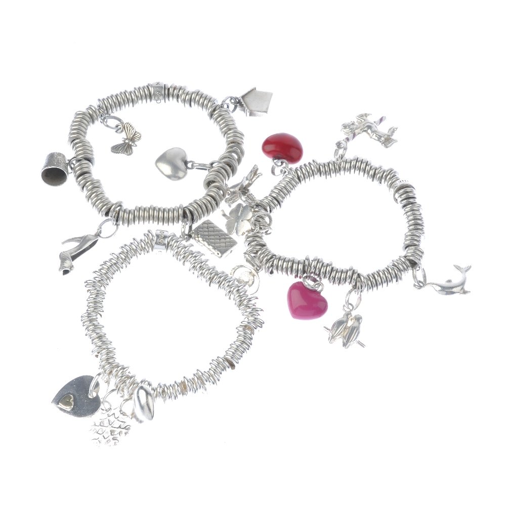 LINKS OF LONDON - three 'Sweetie' charm bracelets. The (1 of 4)