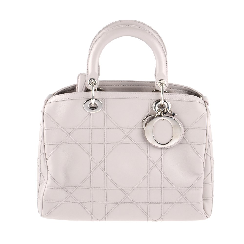 CHRISTIAN DIOR - a Granville Cannage Lambskin Boston (1 of 5)