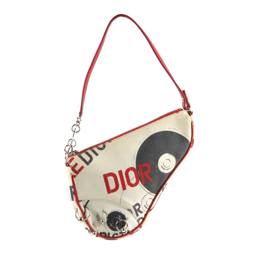 CHRISTIAN DIOR - a hardcore canvas saddle bag and (1 of 6)