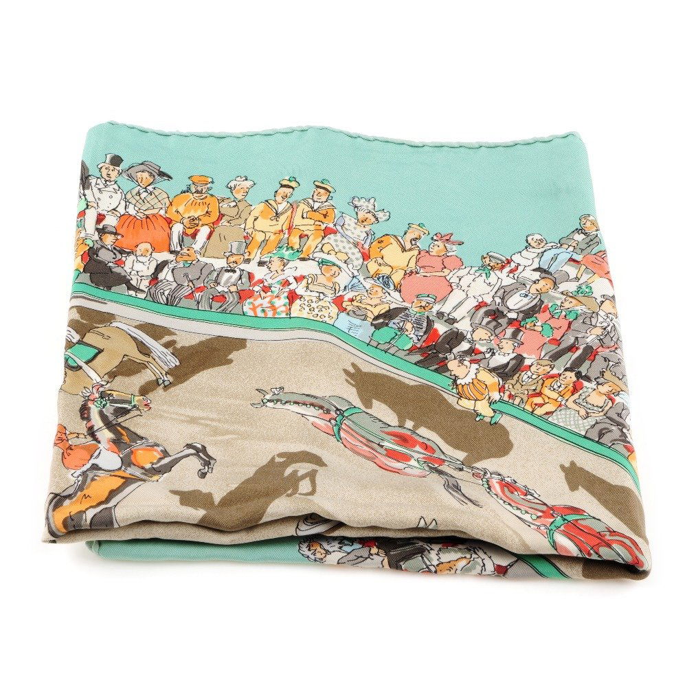 HERMES - a 'Cirque Molier' scarf. Designed by Philippe (1 of 4)