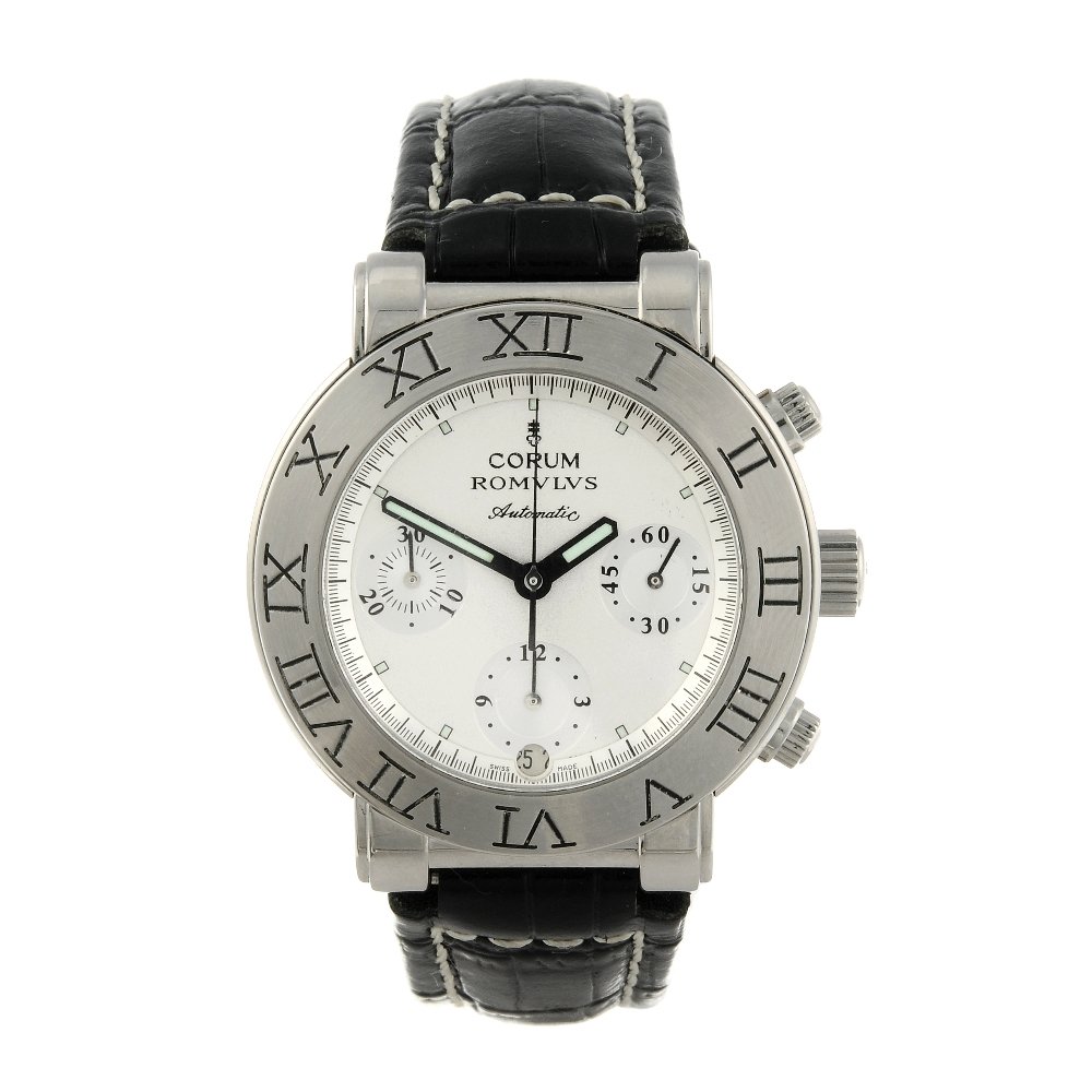 CORUM - a gentleman's Romulus chronograph wrist watch. (1 of 4)