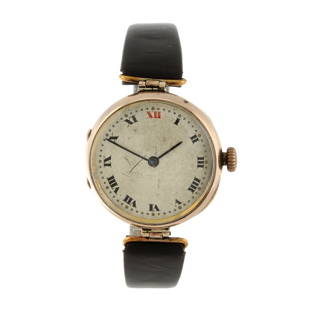 ROLEX - a wrist watch. 9ct rose gold case, import (1 of 4)