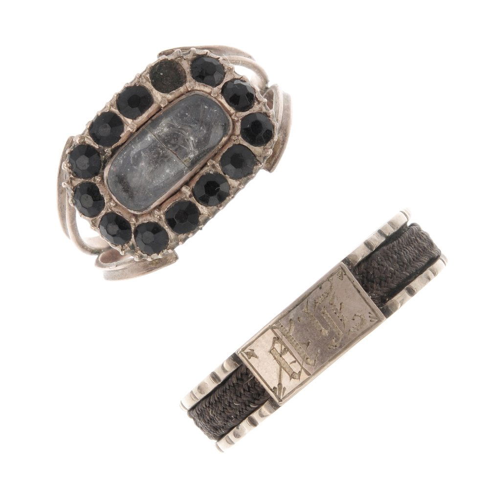 A late Georgian ring and an early Victorian ring. The (1 of 5)