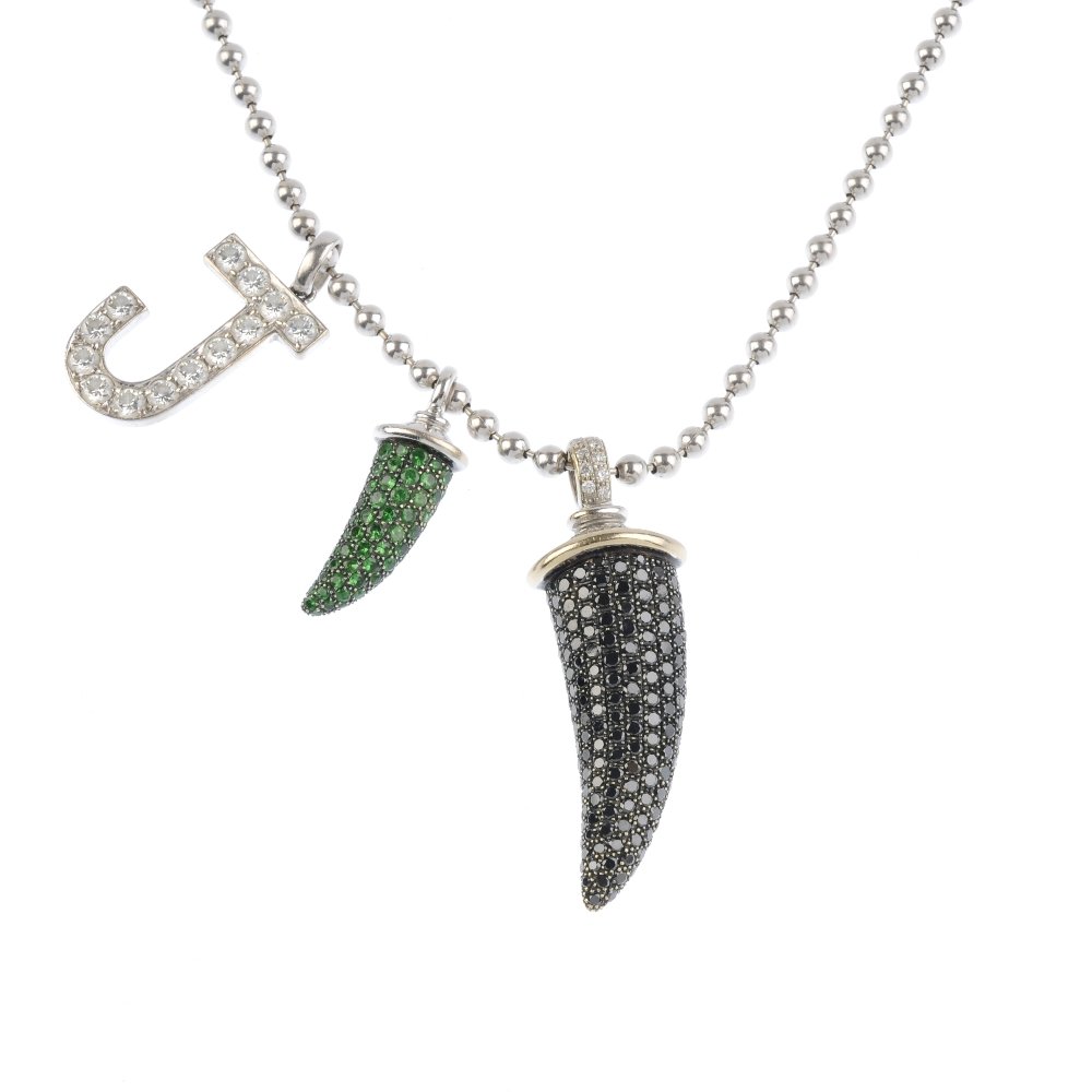 THEO FENNELL - two pendants, with a chain and a (1 of 1)