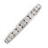 TIFFANY & CO. - a platinum diamond half-circle eternity