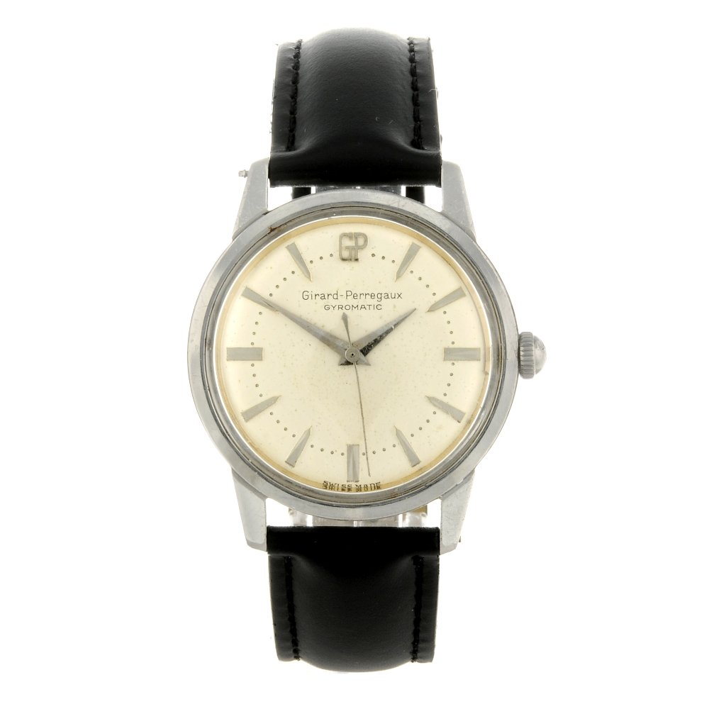 GIRARD-PERREGAUX - a gentleman's Gyromatic wrist watch. (1 of 3)