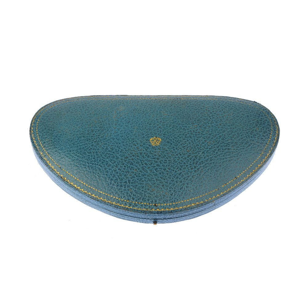 A selection of nine jewellery cases. To include a case (1 of 3)