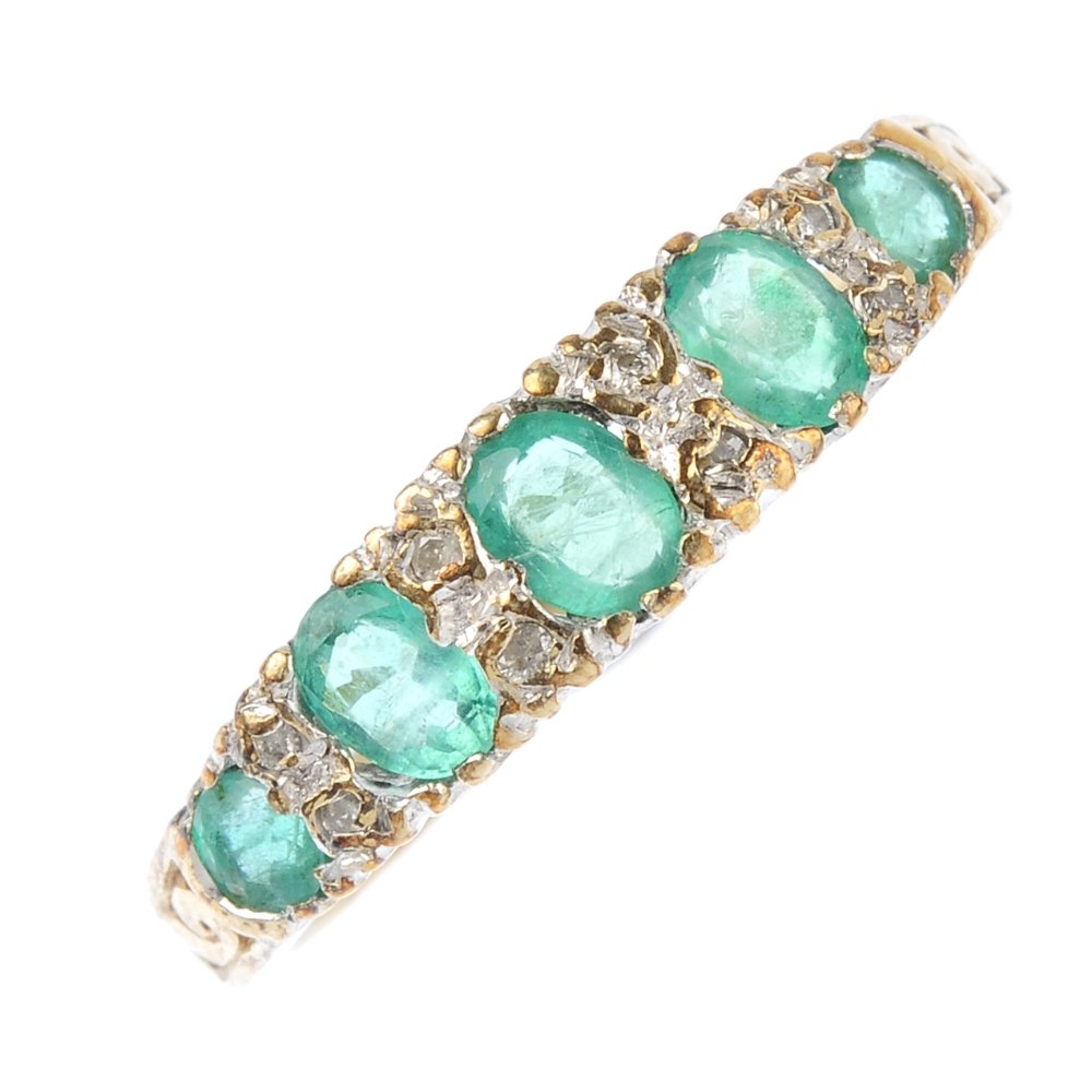 An early 20th century gem-set pendant and a 9ct gold (1 of 5)