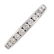 TIFFANY & CO. - a platinum diamond half-circle eternity