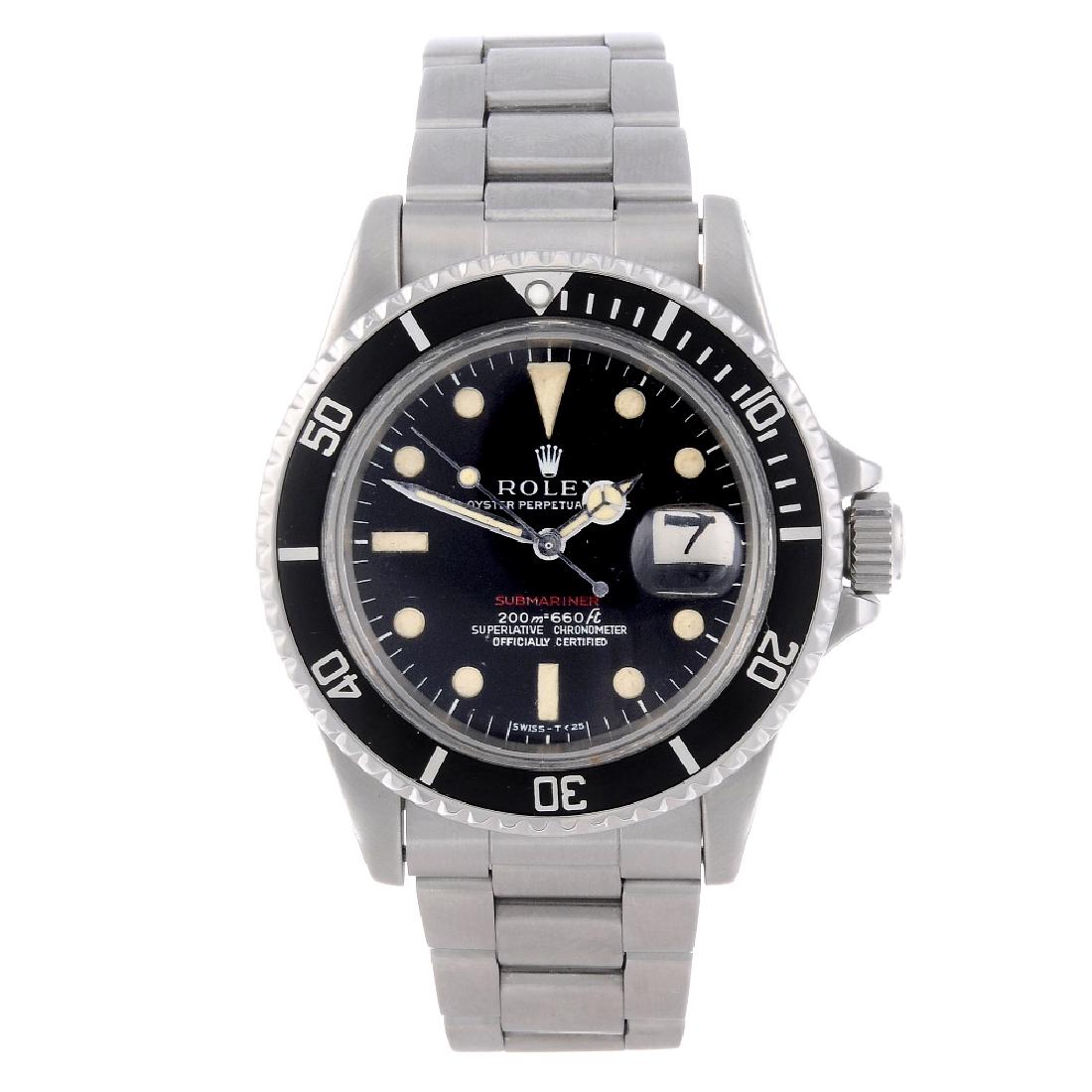 ROLEX - a gentleman's Oyster Perpetual Date Red (1 of 4)