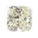 A square-shape coloured diamond, weighing 0.62ct. With