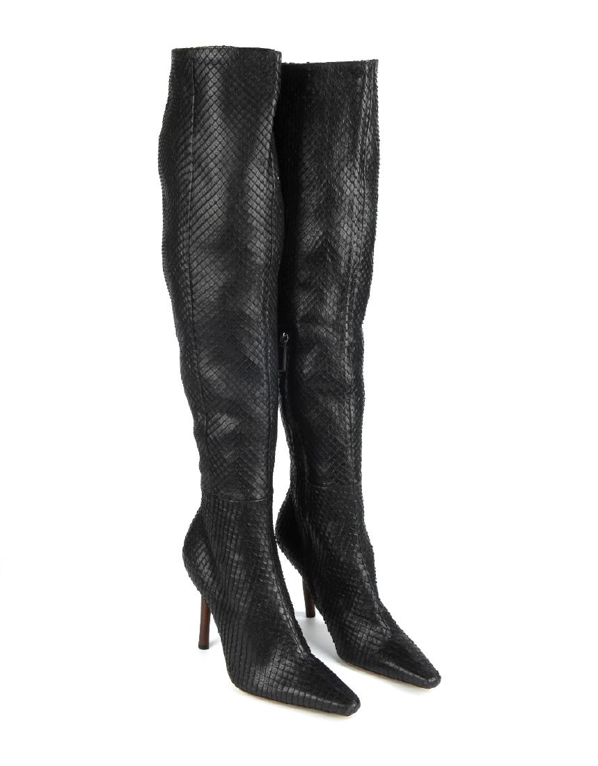 GUCCI by Tom Ford - a pair of over-the-knee black (1 of 6)
