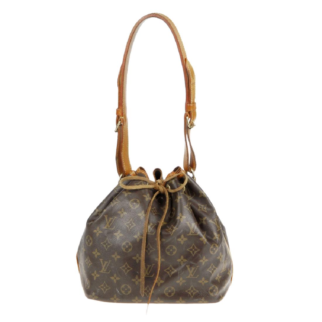 LOUIS VUITTON - a Monogram Petite Noe bucket handbag. (1 of 6)