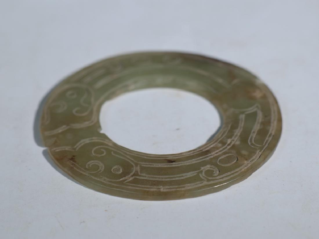 A hetian jade dragon line bracelet (1 of 6)