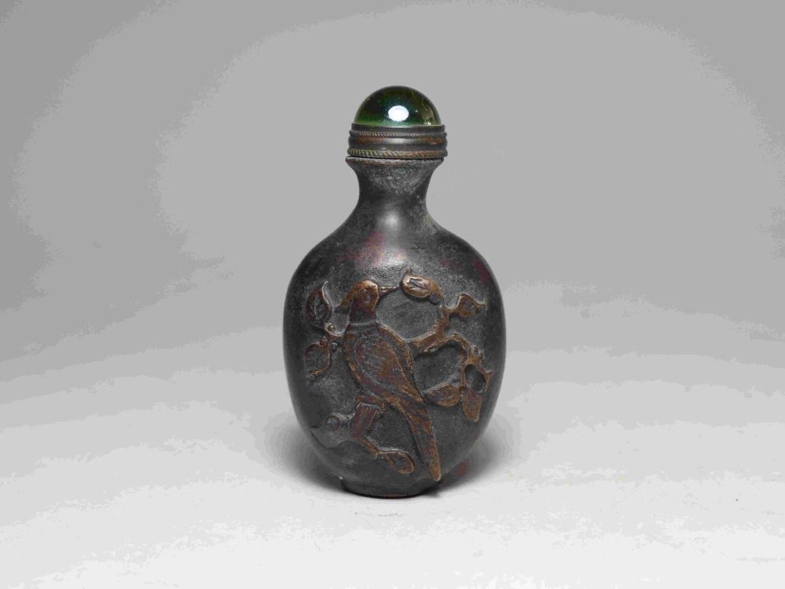 OLD COPPER SNUFF BOTTLE (1 of 6)
