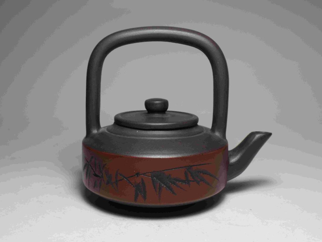 PURPLE SAND TEAPOT (1 of 6)