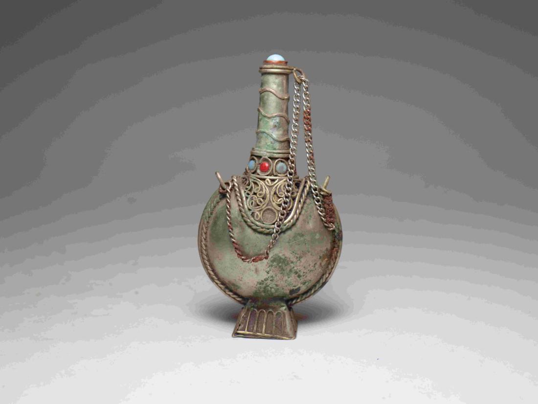 OLD COPPER SNUFF BOTTLE (1 of 7)