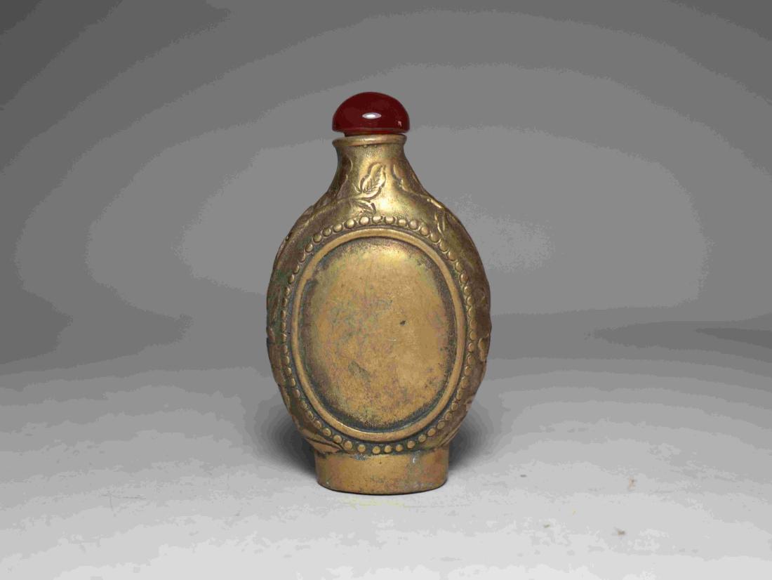 OLD COPPER SNUFF BOTTLE (1 of 7)