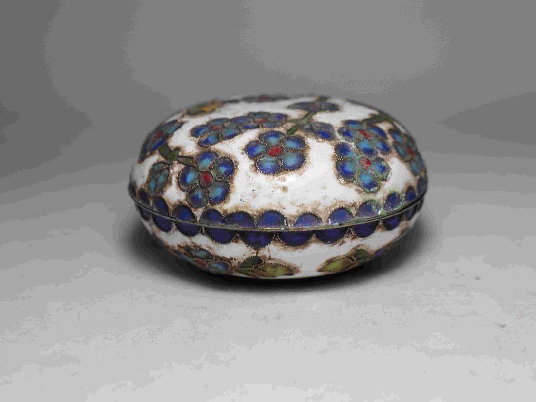 CLOISONNE POWDER BOX (1 of 6)