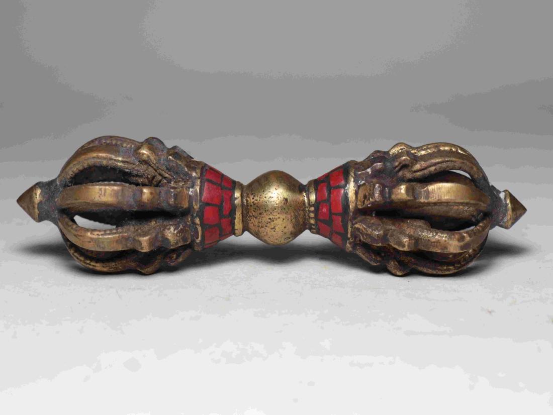 TIBETAN OLD COPPER KONJAC (1 of 6)