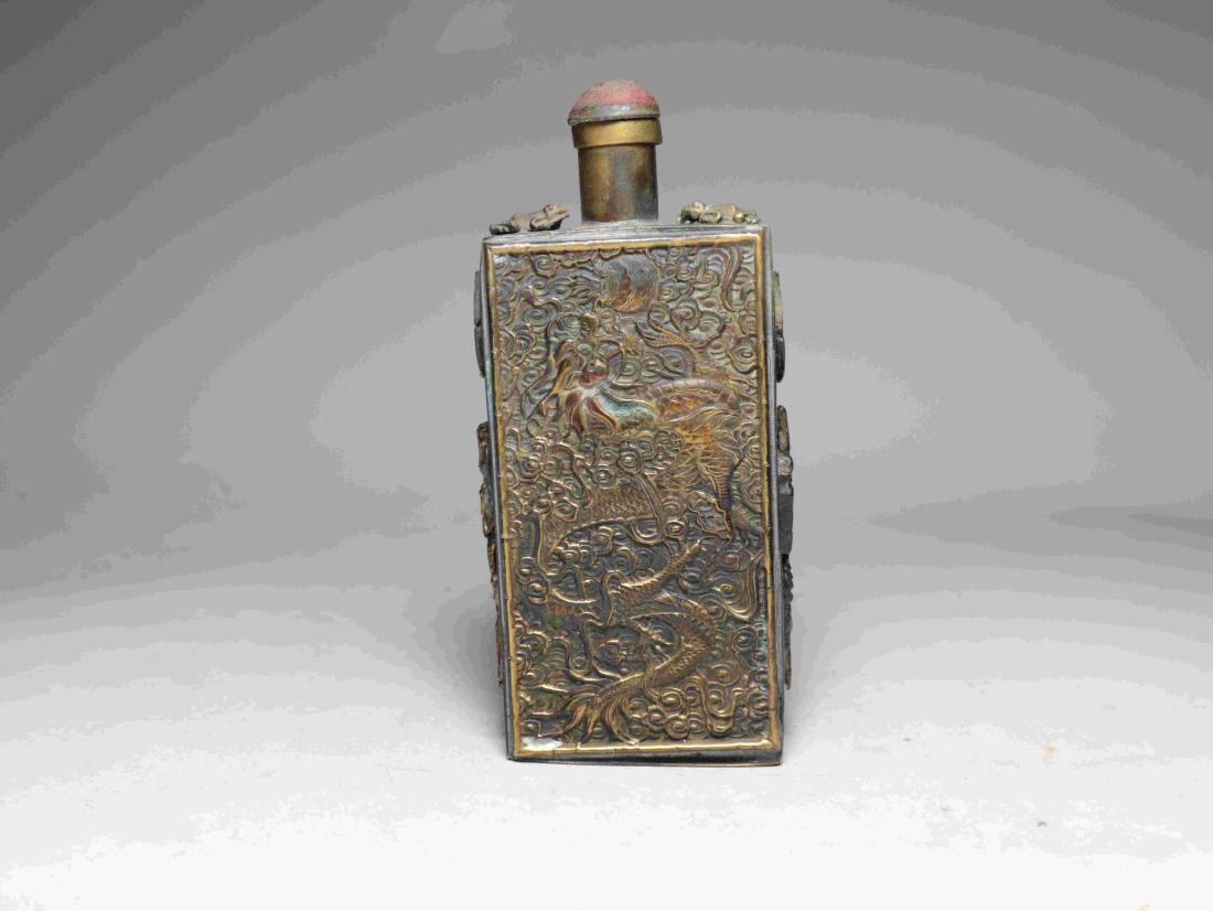 OLD COPPER SNUFF BOTTLE (1 of 8)