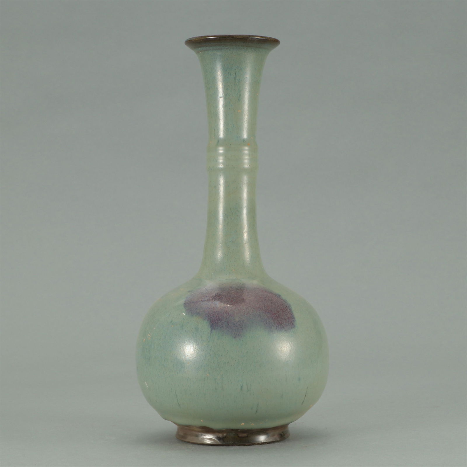 CHINESE PORCELAIN JUN KILN BOTTLE VASE (1 of 9)
