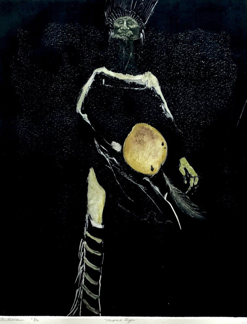 CJ WELLS (New Mexico, b.1954) Monotype (1 of 5)