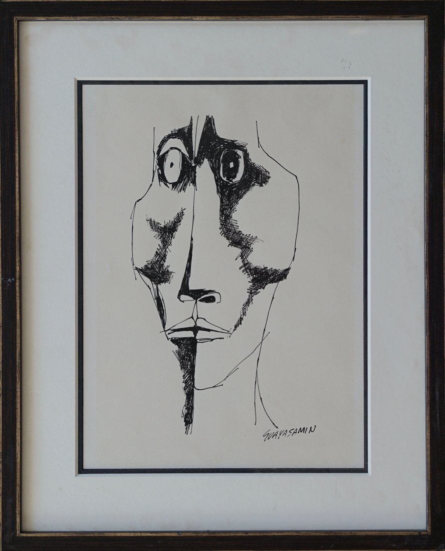 OSWALDO GUAYASAMIN (Ecuador, 1919-1999) Ink (1 of 4)