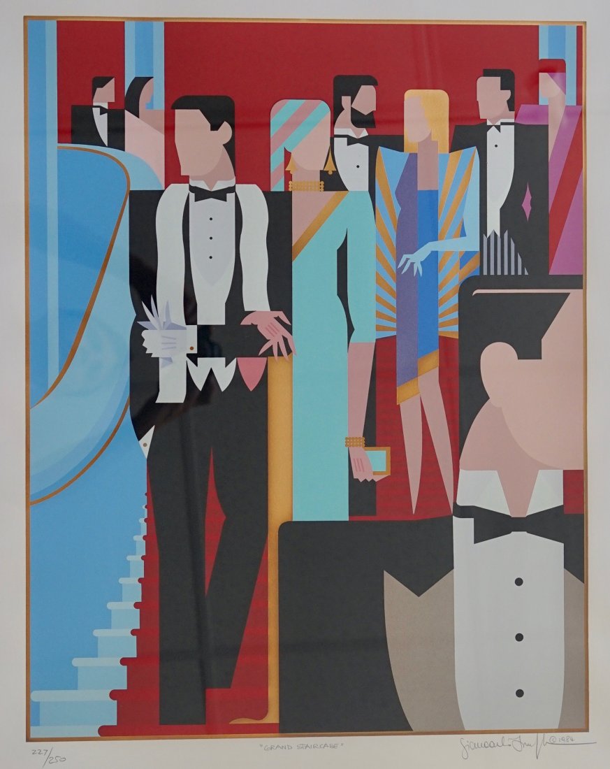 GIANCARLO IMPIGLIA (NY, b. 1940) Grand Staircase (1 of 3)