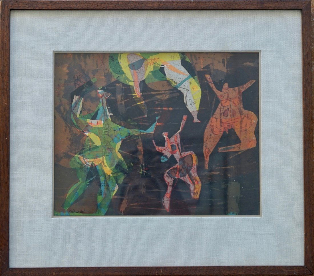 WARRINGTON COLESCOTT (b. 1921) A Moonlight Swim 1952 (1 of 4)