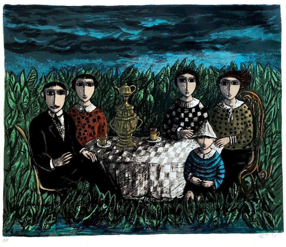 YOSI BERGNER (Israel, 1920-2017) Lithograph (1 of 4)