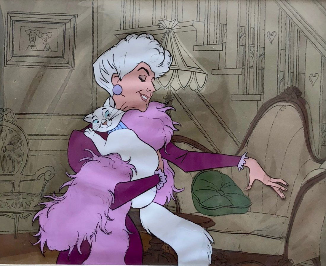 Original Disney 101 Dalmations Illustration Cell 1959 (1 of 3)