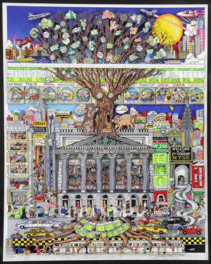 CHARLES FAZZINO "Money Doesn't Grow On Trees" (1 of 3)