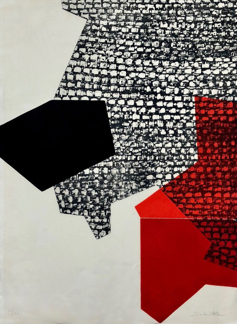 JACQUELINE DE BUTLER (French, 20th C.) Magie Noire (1 of 4)