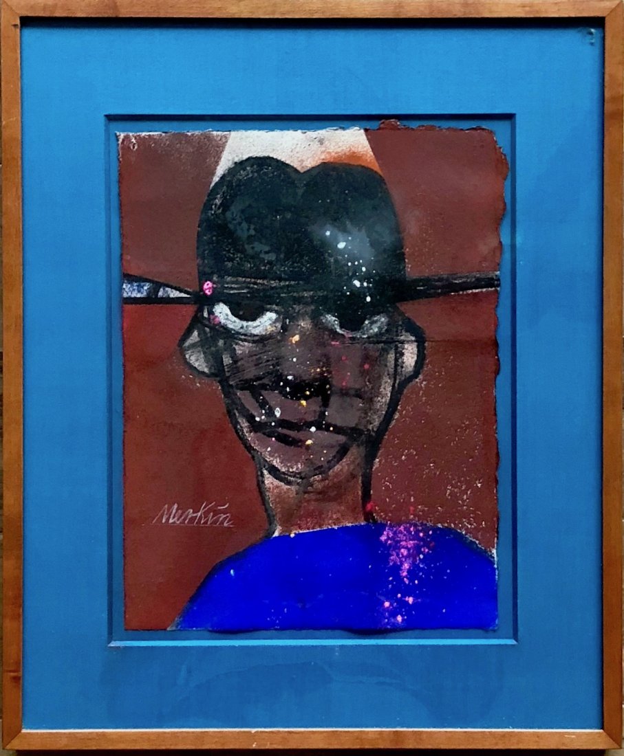 RICHARD MERKIN (NY, 1938-2009)  "The Graffitti Artist" (1 of 9)