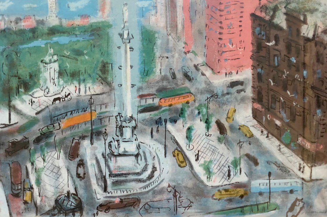 Expressionist New York City Central Park Scene (1 of 4)