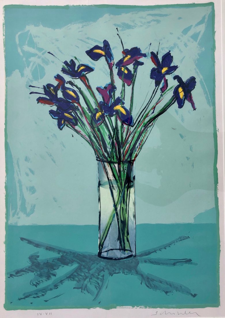 FRITZ SCHOLDER (American, 1937-2003) Iris 1983 (1 of 5)