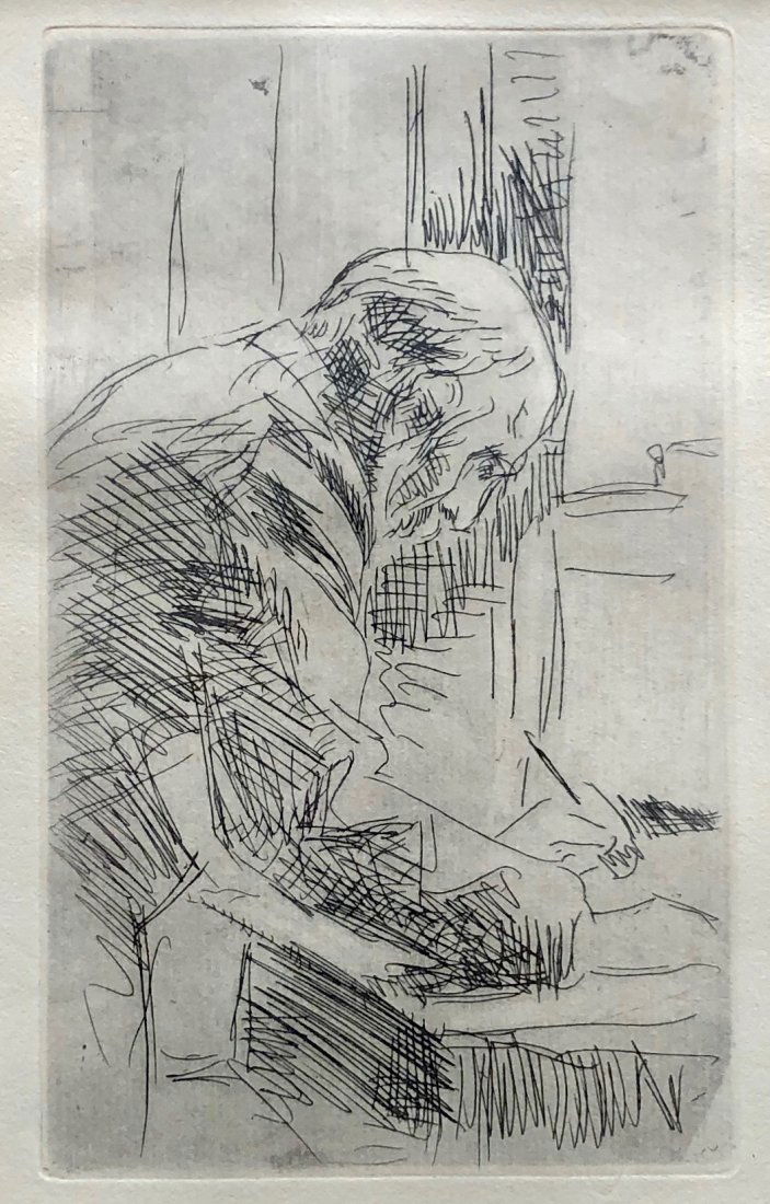 PIERRE BONNARD (1867-1947, French) Etching (1 of 3)